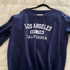 Blue Los Angeles V neck